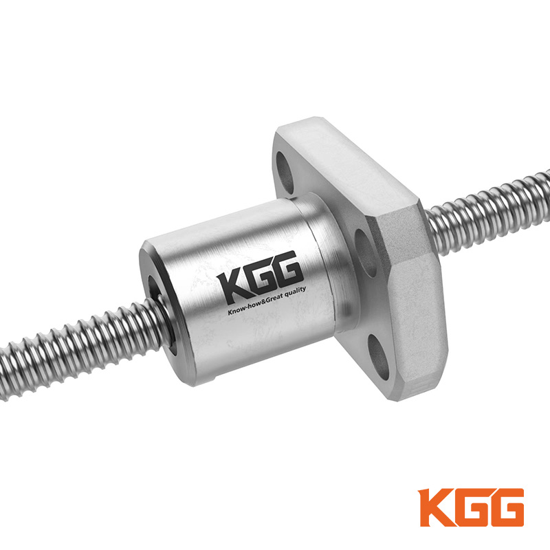 KGG Miniature summus efficiens ballscrew High Load High Speed ​​high accuracy high repeatability Ground ballscrews Linear Actuator supplier Large-plumbe Integrated Type Precise Cold Rolled Ball Screw