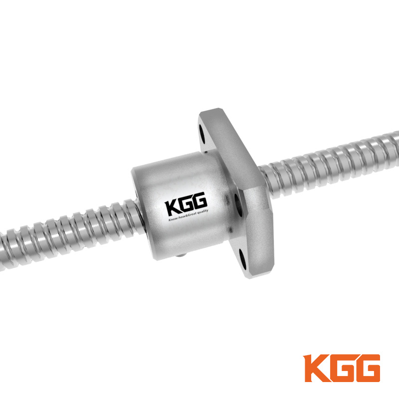 KGG Miniatur-efisiensi tinggi ballscrew High Beban akurasi tinggi repeatability tinggi ground ballscrews Linear Actuator supplier Stainless Steel Kecepatan tinggi Cold Rolled Ball Screw BBS