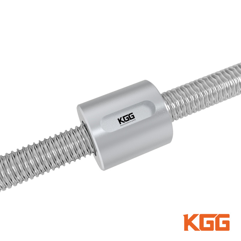 KGG robots Miniature Large Pitch Sleeve Type Single Nut Ball Screws TXR Ballscrews Ct10 hard ball screws