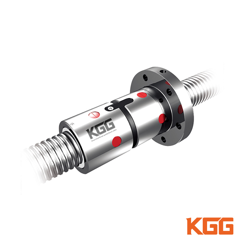 KGG FFZD type inner cycle, combined spacer preload nut long service life High Speed Precision ballscrews High Load High Lead Ball Screw factory