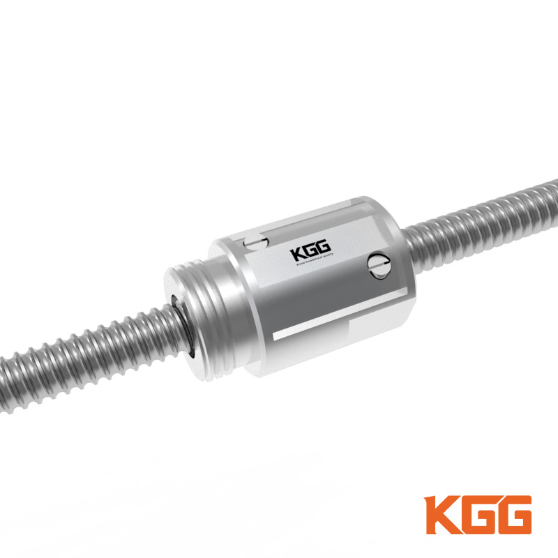 KGG Miniature high-efficiency Precision rolled Ball Screw ballscrew High lead High Load High Speed Single Nut with M-thread GLM Precision Ball Screw Linear Actuator Factory Outlet